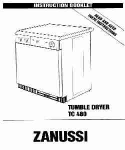 Zanussi Clothes Dryer TC460-page_pdf
